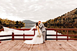 Wedding on the dock